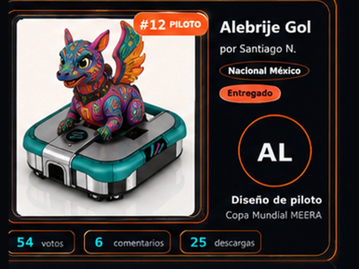 Entrega Alebrije Gol para la Copa Mundial MEERA México