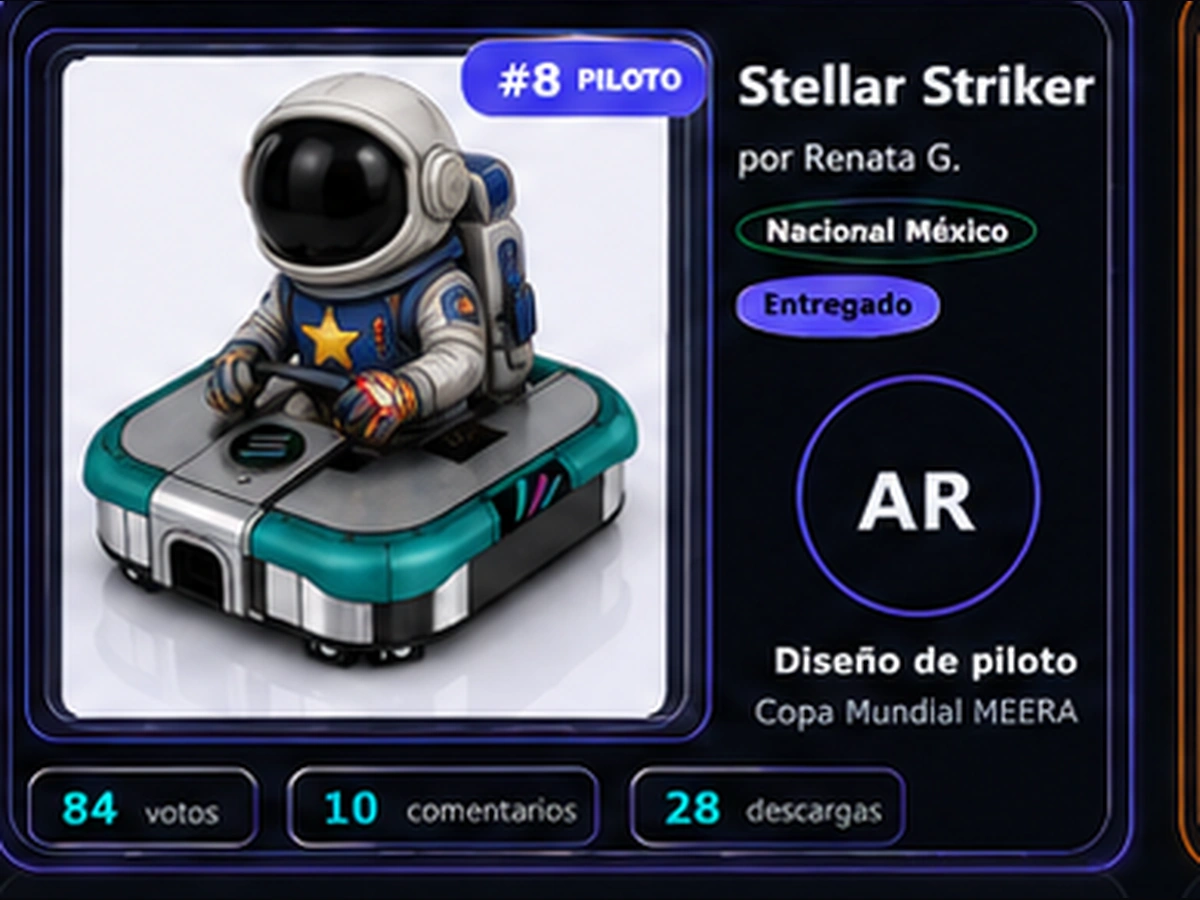 Entrega Stellar Striker para la Copa Mundial MEERA México